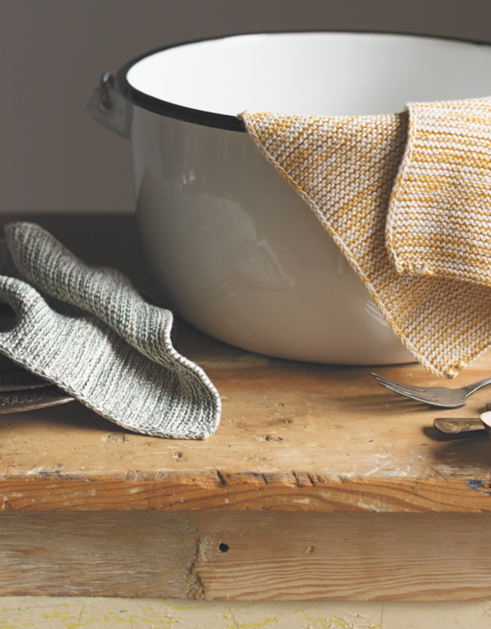 Knit Dishcloth Set/2 - Ochre