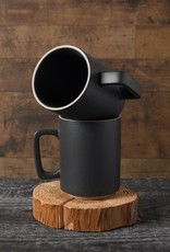 Contour Tall Matte Black Mug