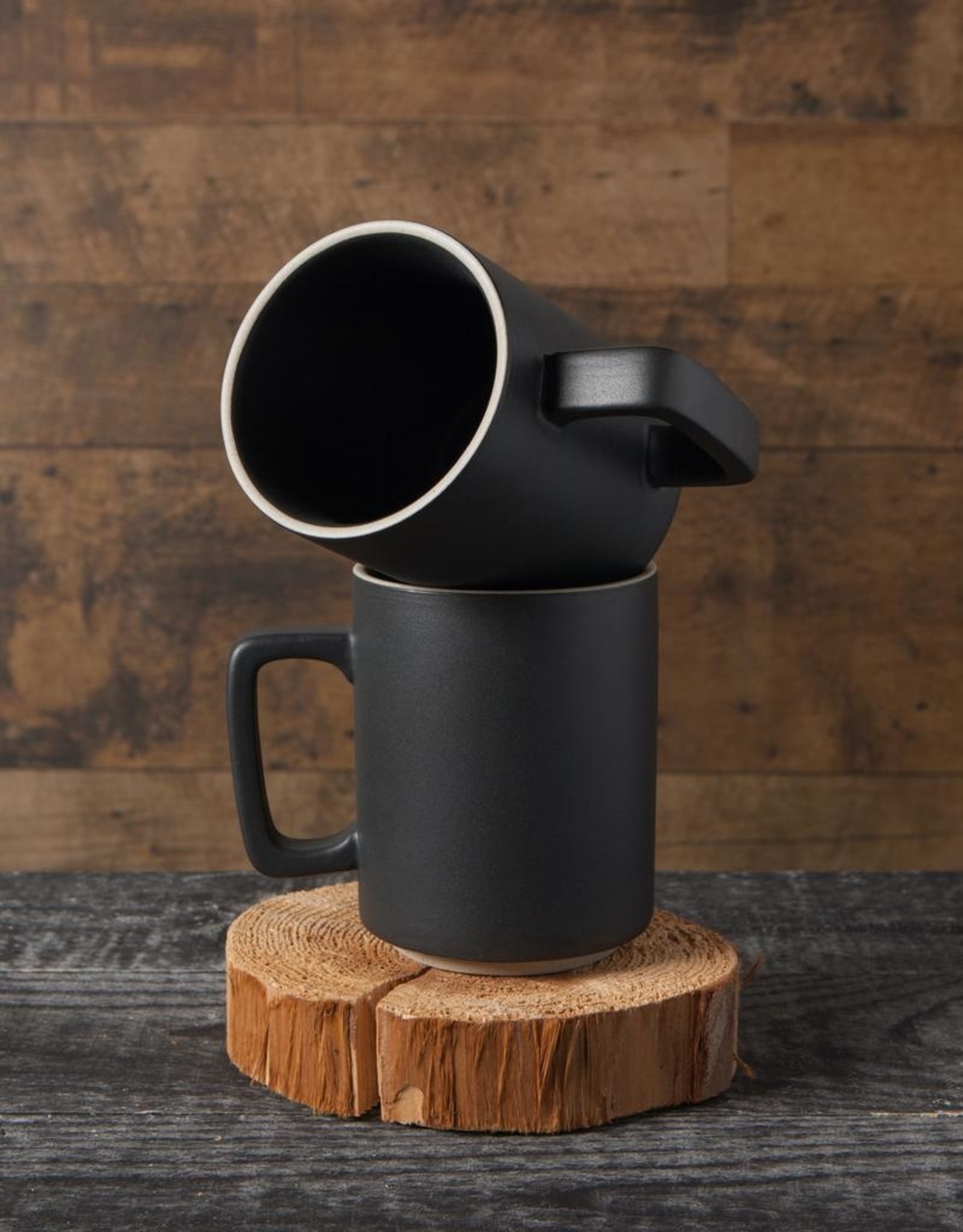 Contour Tall Matte Black Mug