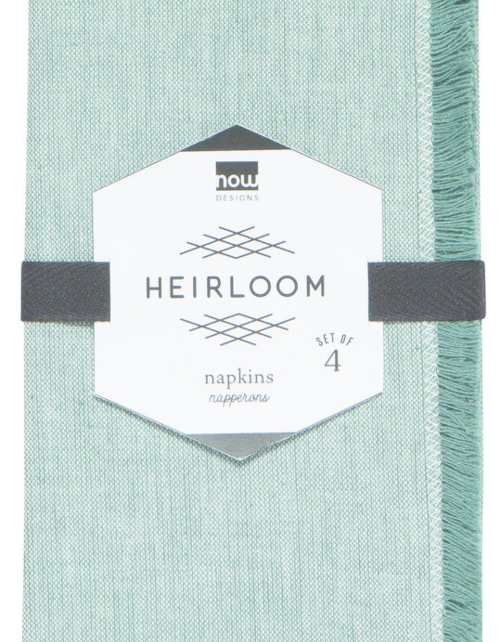 Chambray Napkins Set/4 Lagoon