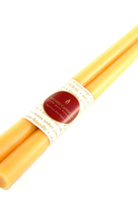 12" Beeswax Taper Pair - Natural