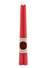 12" Beeswax Taper Pair - Paris Pink