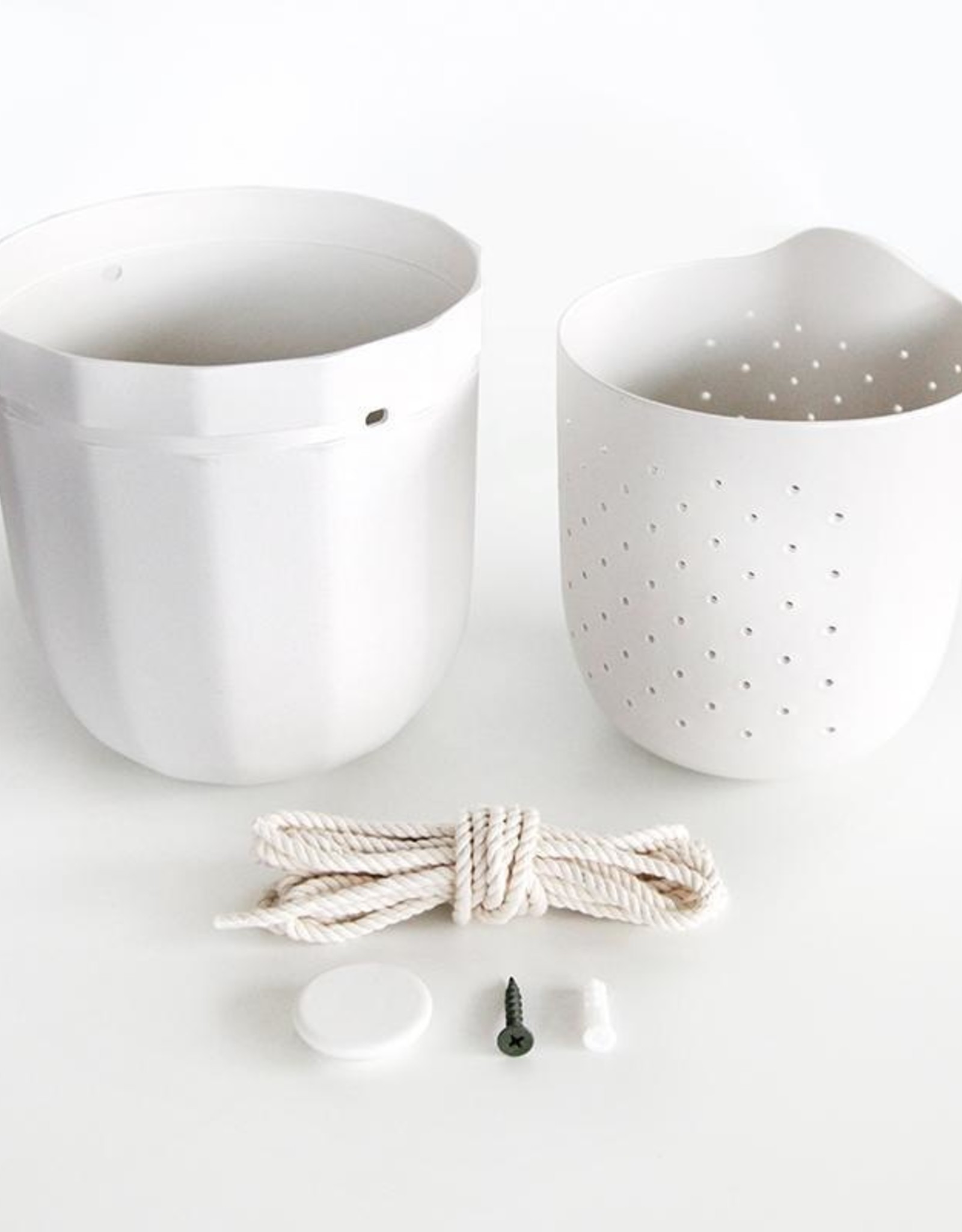 Loop Planter - White