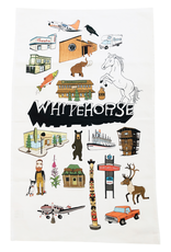 Whitehorse Landmarks Tea Towel