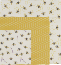 Beeswax Wrap-Bees Set 3