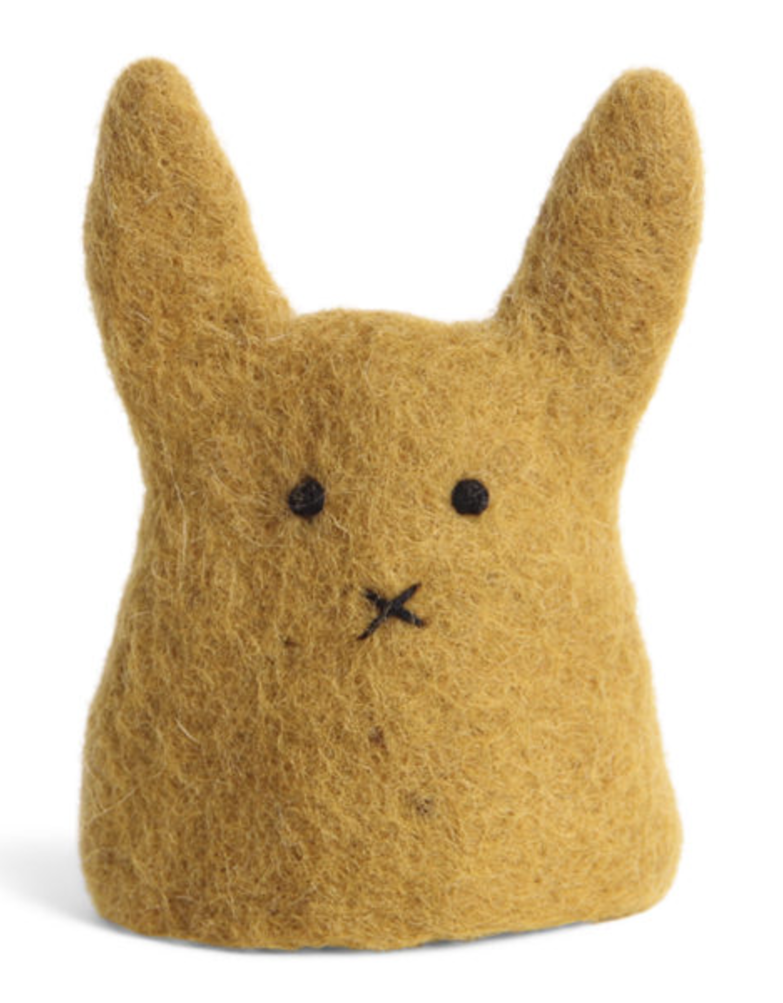 Egg Cozy Cover Ochre Bunny, Fair Trade
