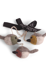 Felted Mini Birds, Set 3