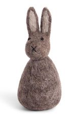 Felted Spring Bunny Decoration, Grey