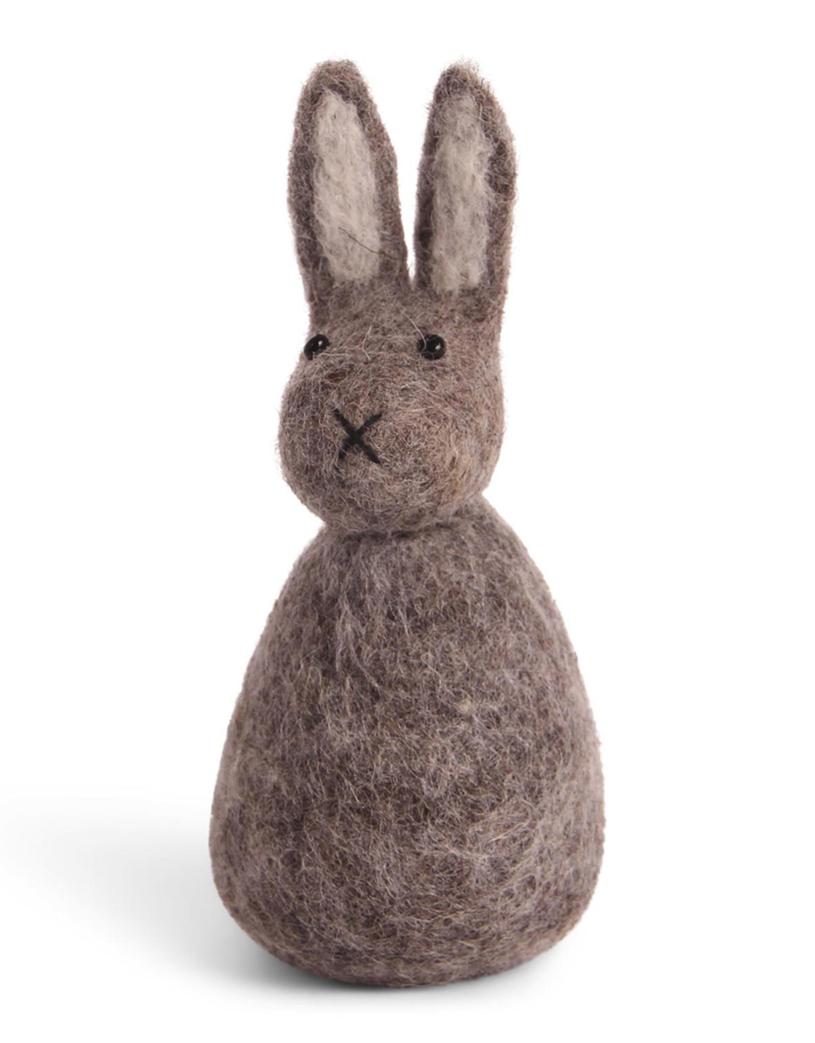 Felted Spring Bunny Decoration, Grey