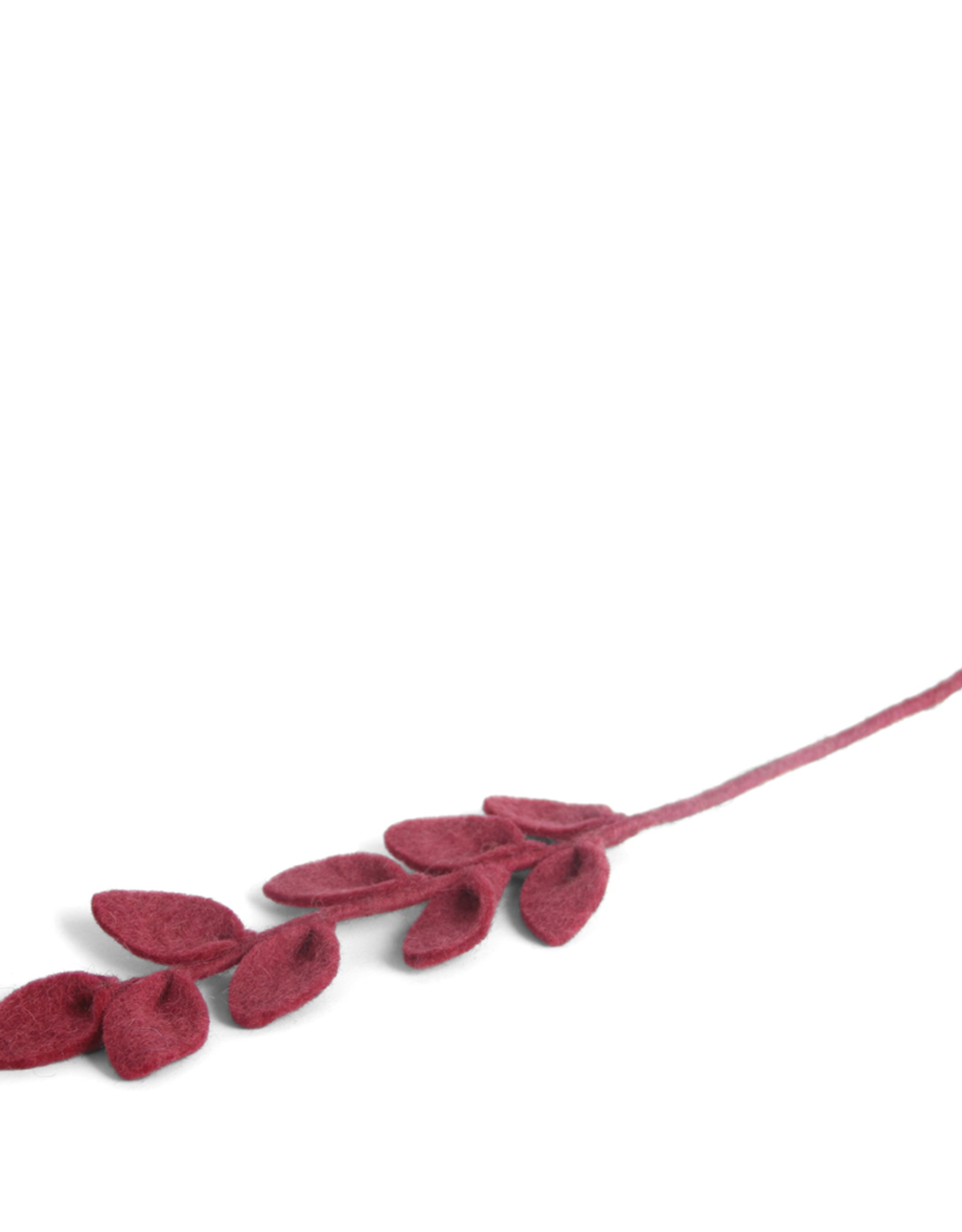 Felt Leaf Branch Red