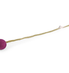 Felted Flower Dark Purple, Large