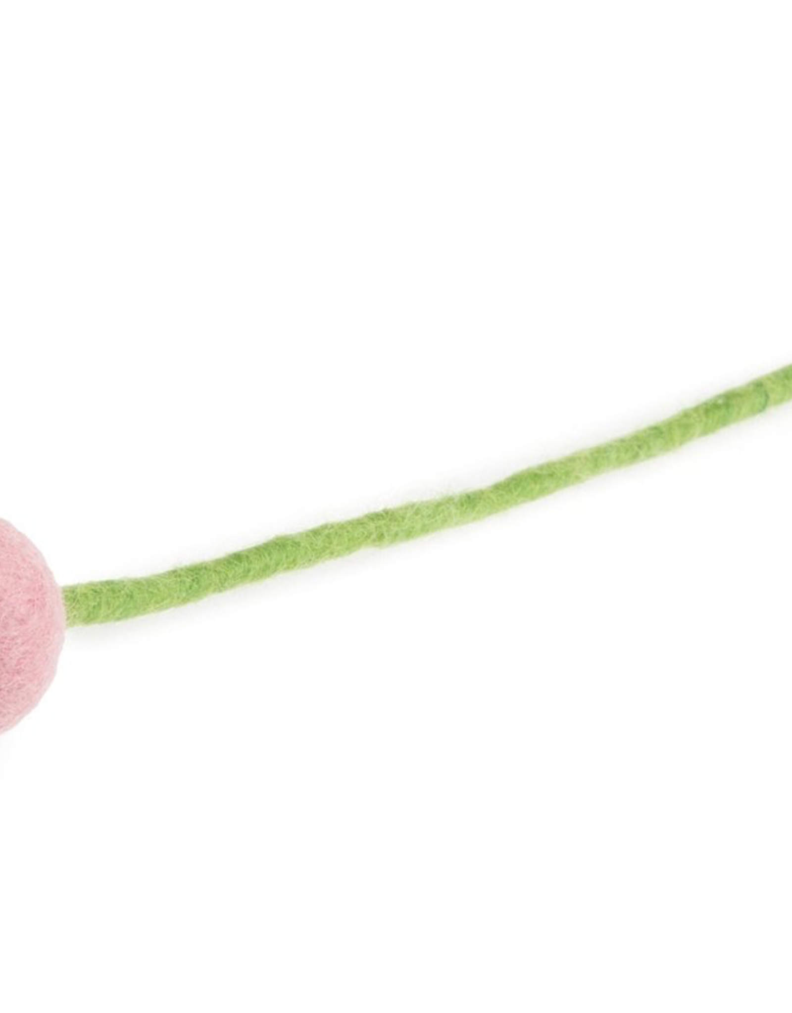 Felt Flower Ball Large - Dusty Pink