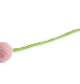 Felt Flower Ball Large - Dusty Pink