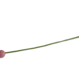 Felt Ball Flower Small - Dusty Pink
