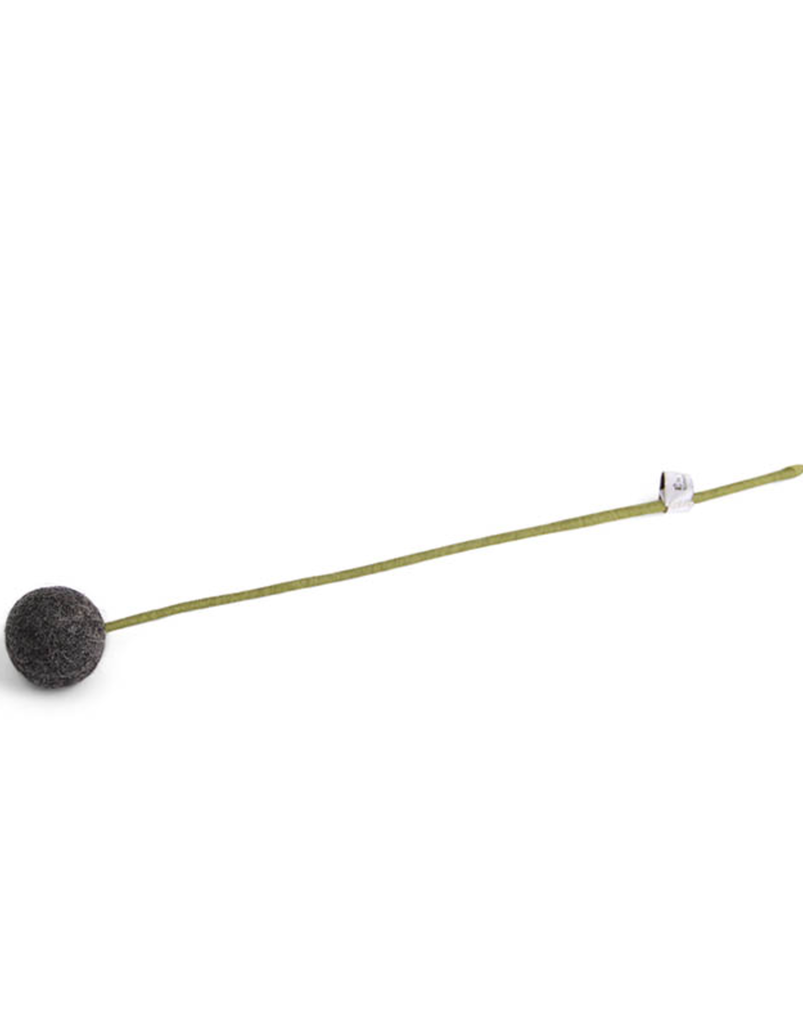 Felt Ball Flower Large - Black