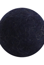 Felt Ball Flower Large - Navy