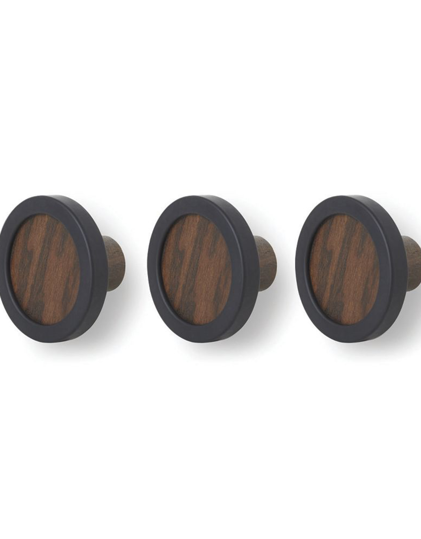 Hub Hook / 3 Black/Walnut