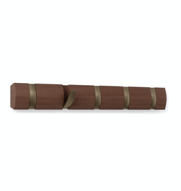 Flip Hook 5 - Walnut/Gold
