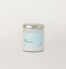 Homecoming Candles-Fig + Green Leaves Soy Candle