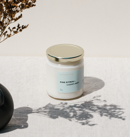 Pink Citrus And Garden Mint Soy Candle