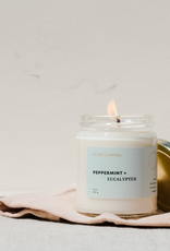 Peppermint And Eucalyptus Soy Candle