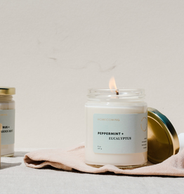 Peppermint And Eucalyptus Soy Candle
