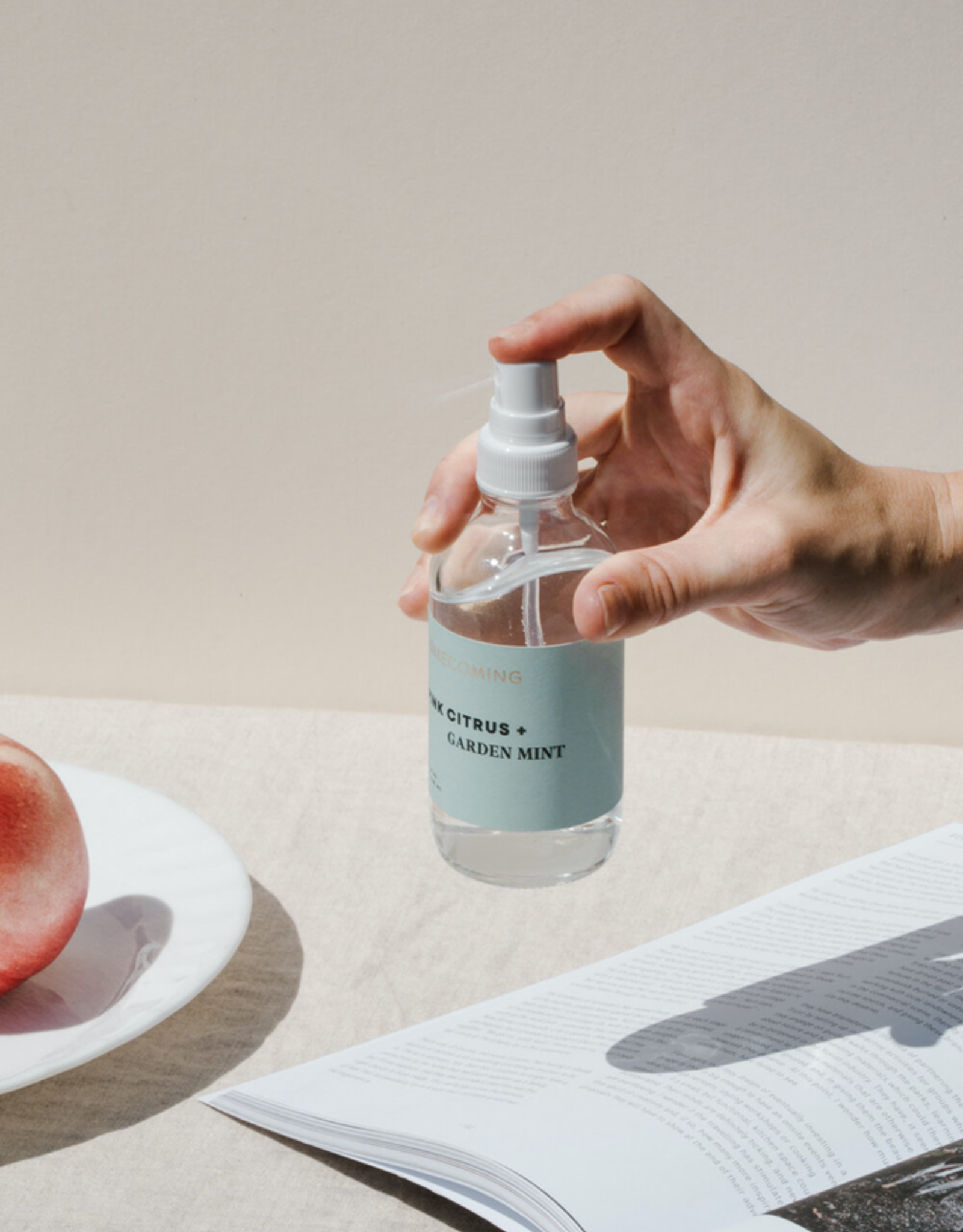 Pink Citrus And Garden Mint Room Spray