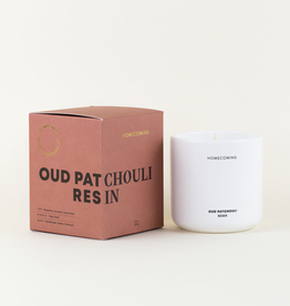 Oud Patchoulii Resin Deluxe Ceramic Candle
