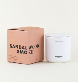 Sandalwood Smoke Deluxe Ceramic Candle