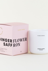 Ginger Flower Saffron Deluxe Ceramic Candle