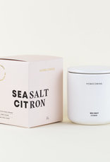 Sea Salt Citron Deluxe Ceramic Candle