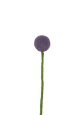 Felted Flower Dark Lavender, Large