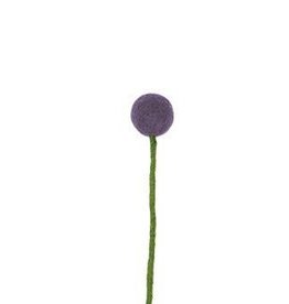Felted Flower Dark Lavender, Large