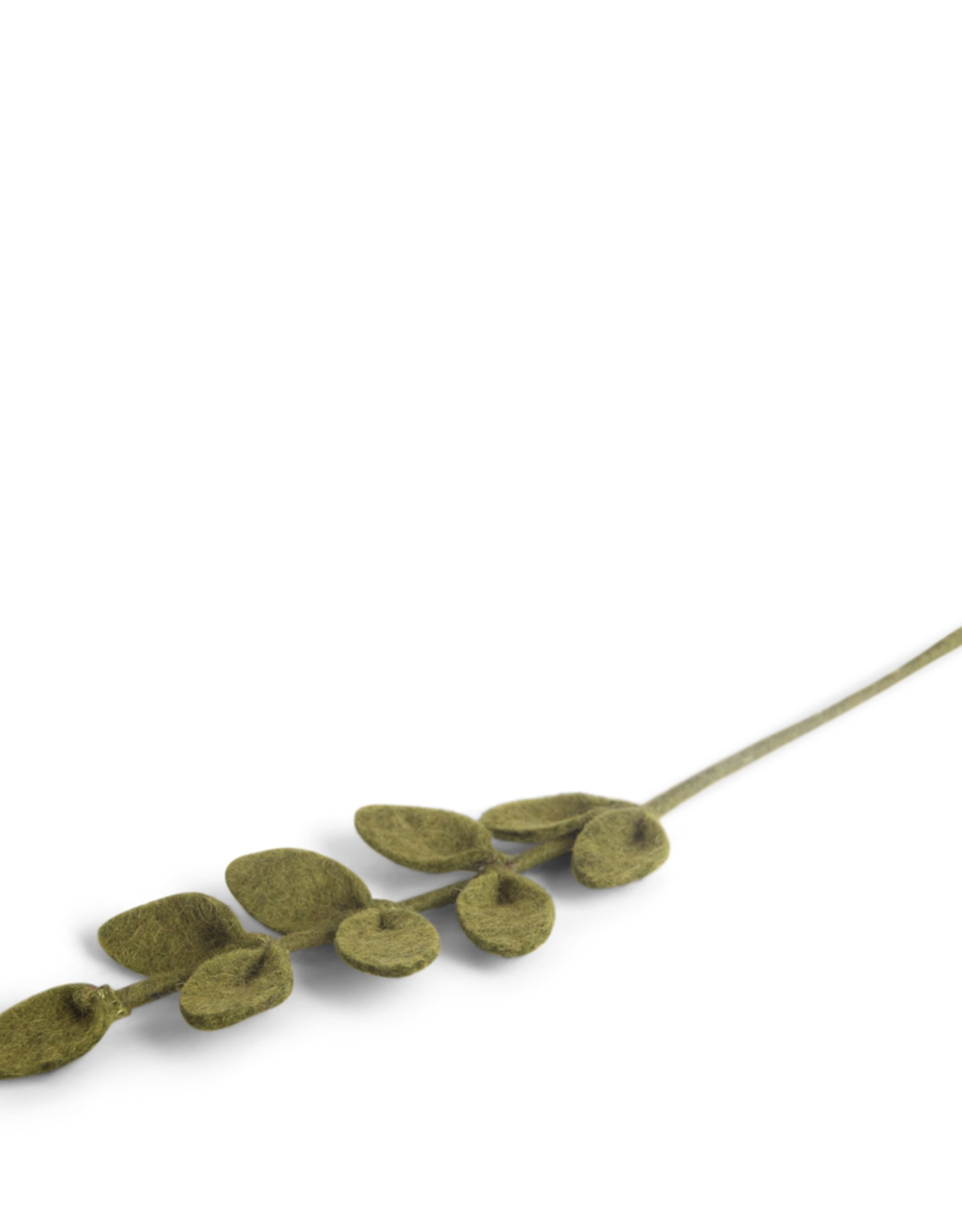 Felt Leaf Branch Green