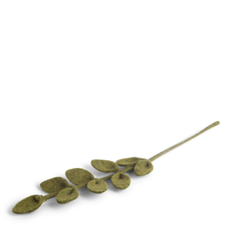 Felt Leaf Branch Green