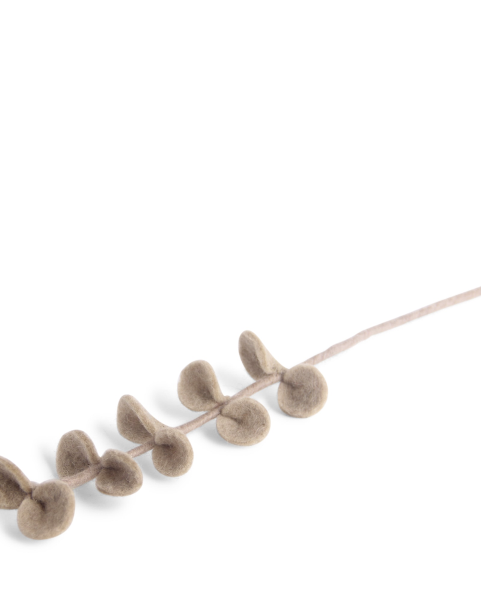 Felted Leaf Branch Rounded