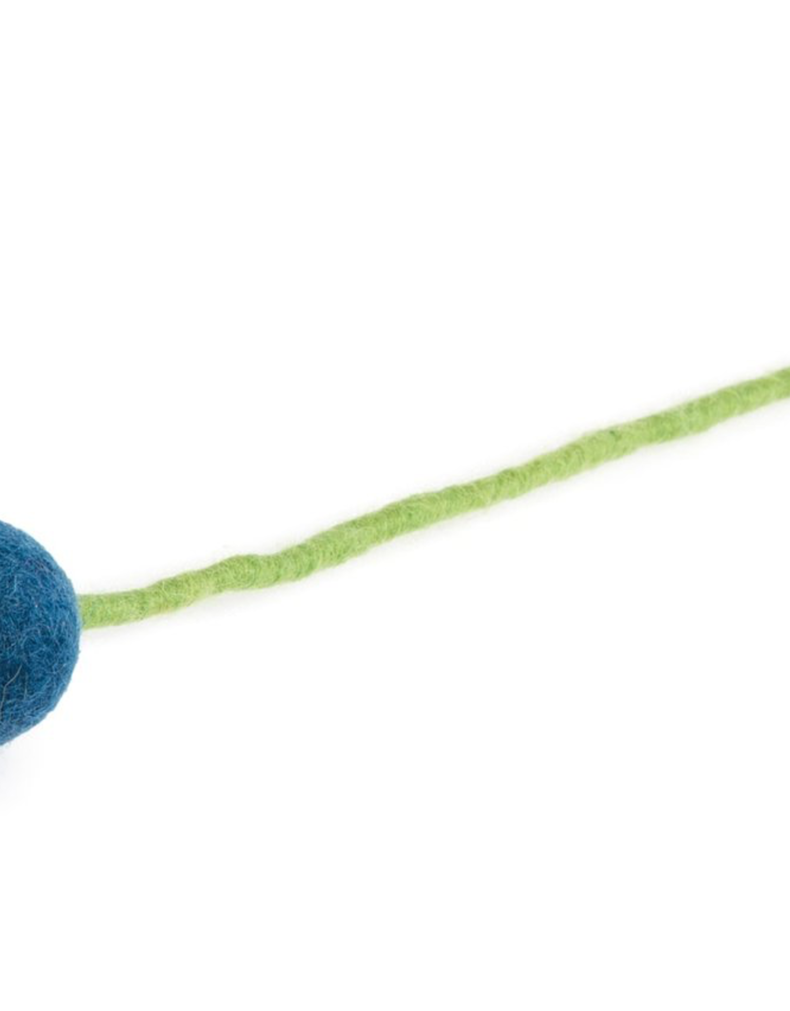 Felt Ball Flower Blue - Large