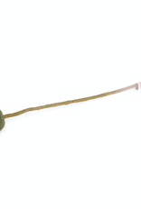Felt Ball Flower Large - Dark Green
