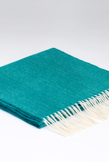Irish Lambswool Scarf, Tropical Green