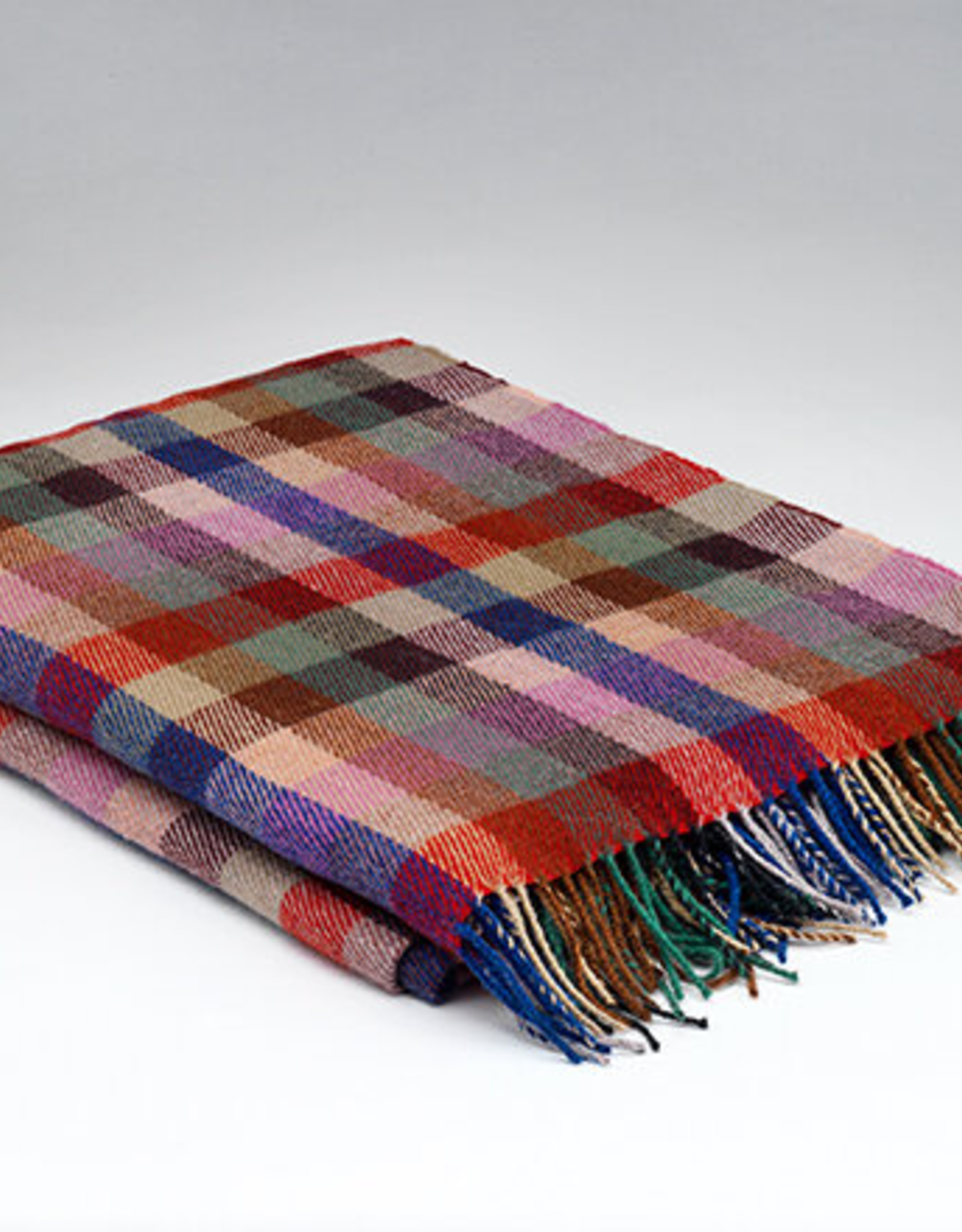 Suburban Plaid Wool Blanket, Ireland