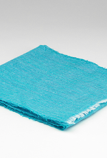Irish Linen Scarf, Peacock