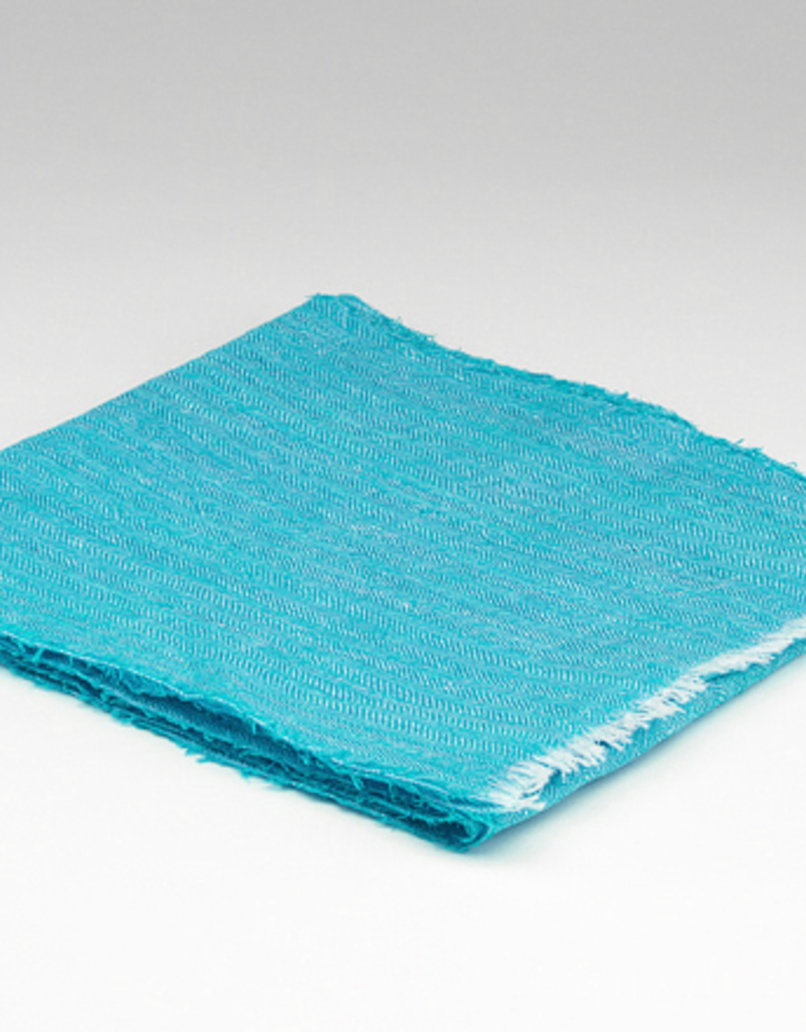 Irish Linen Scarf, Peacock