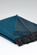 Larkspur Reversible Wool Blanket, Ireland