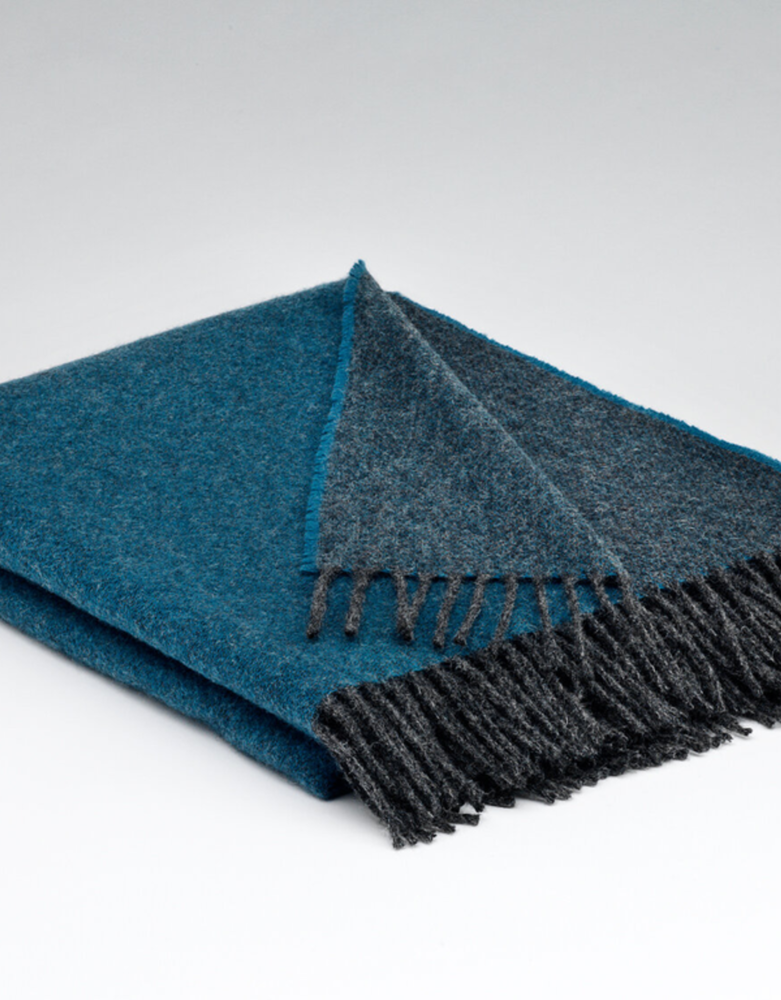 Larkspur Reversible Wool Blanket, Ireland