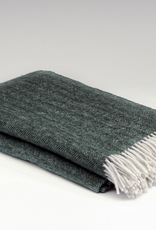 Irish Heritage Wool Blanket, Spruce
