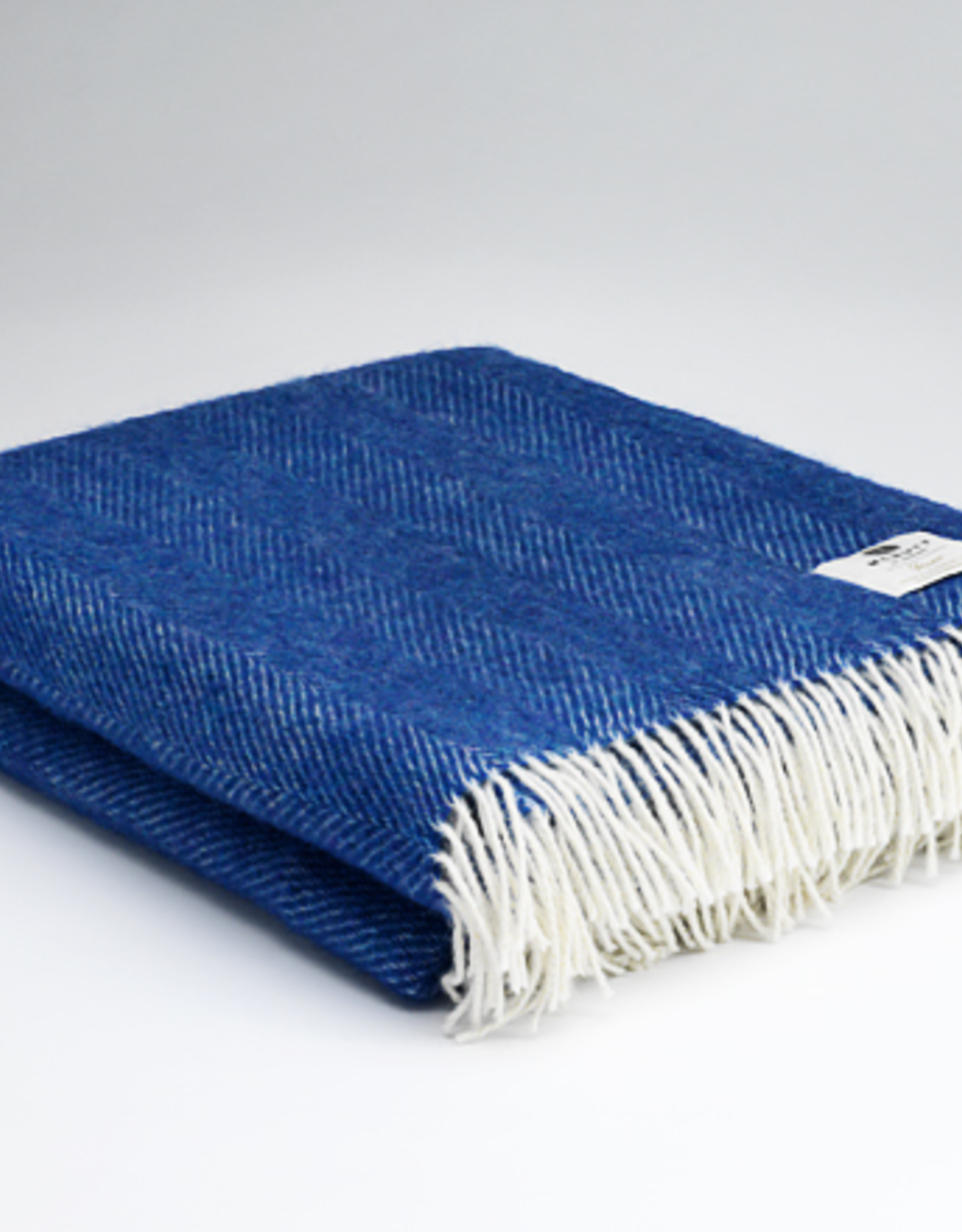 Mediterranean Blue Wool Blanket, Ireland