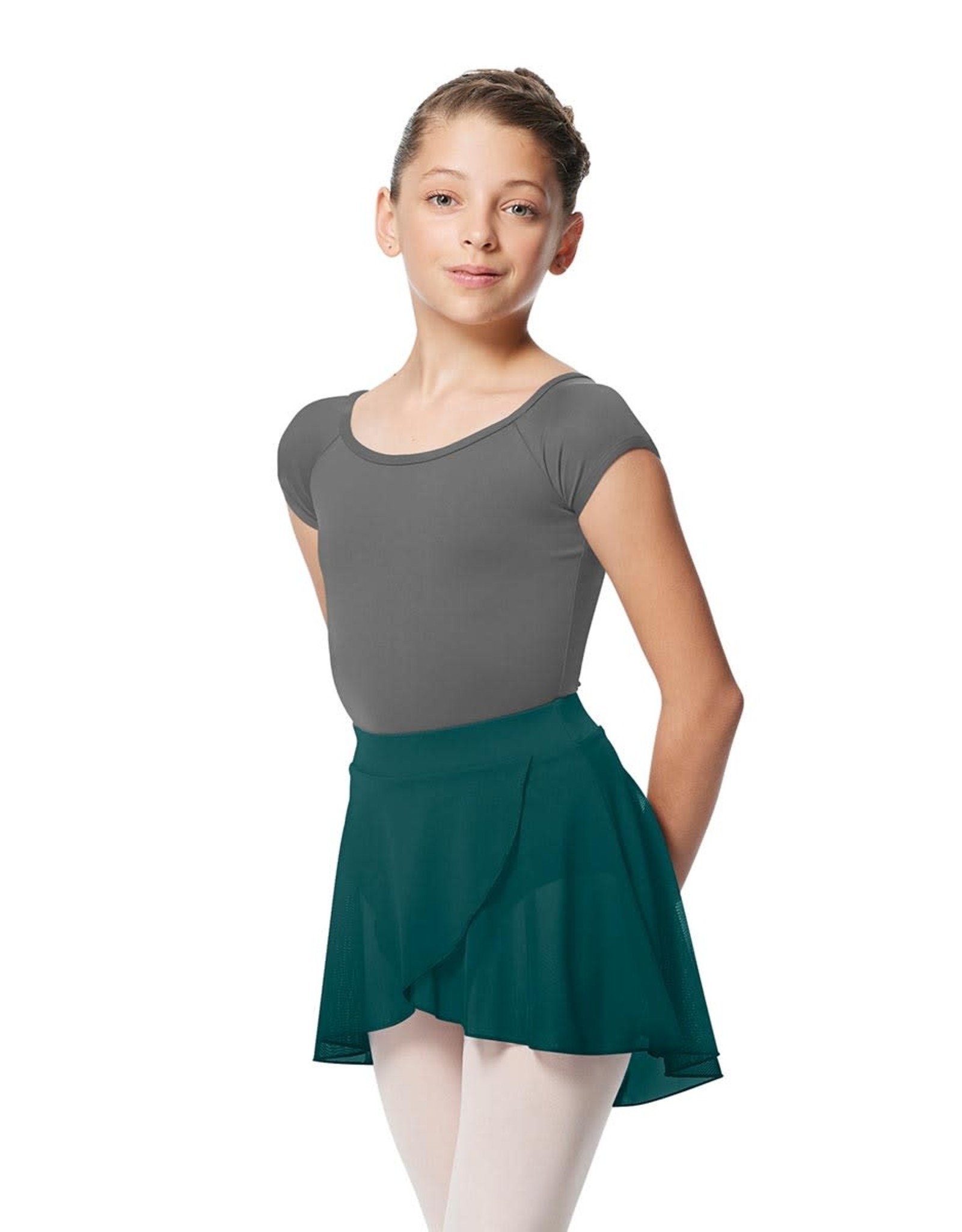 Lulli Dancewear Natasha Mesh Pull-on Wrap Skirt