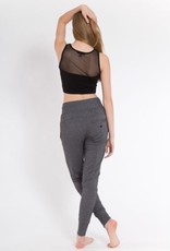 Sugar and Bruno Stretchy Mesh Crop Top