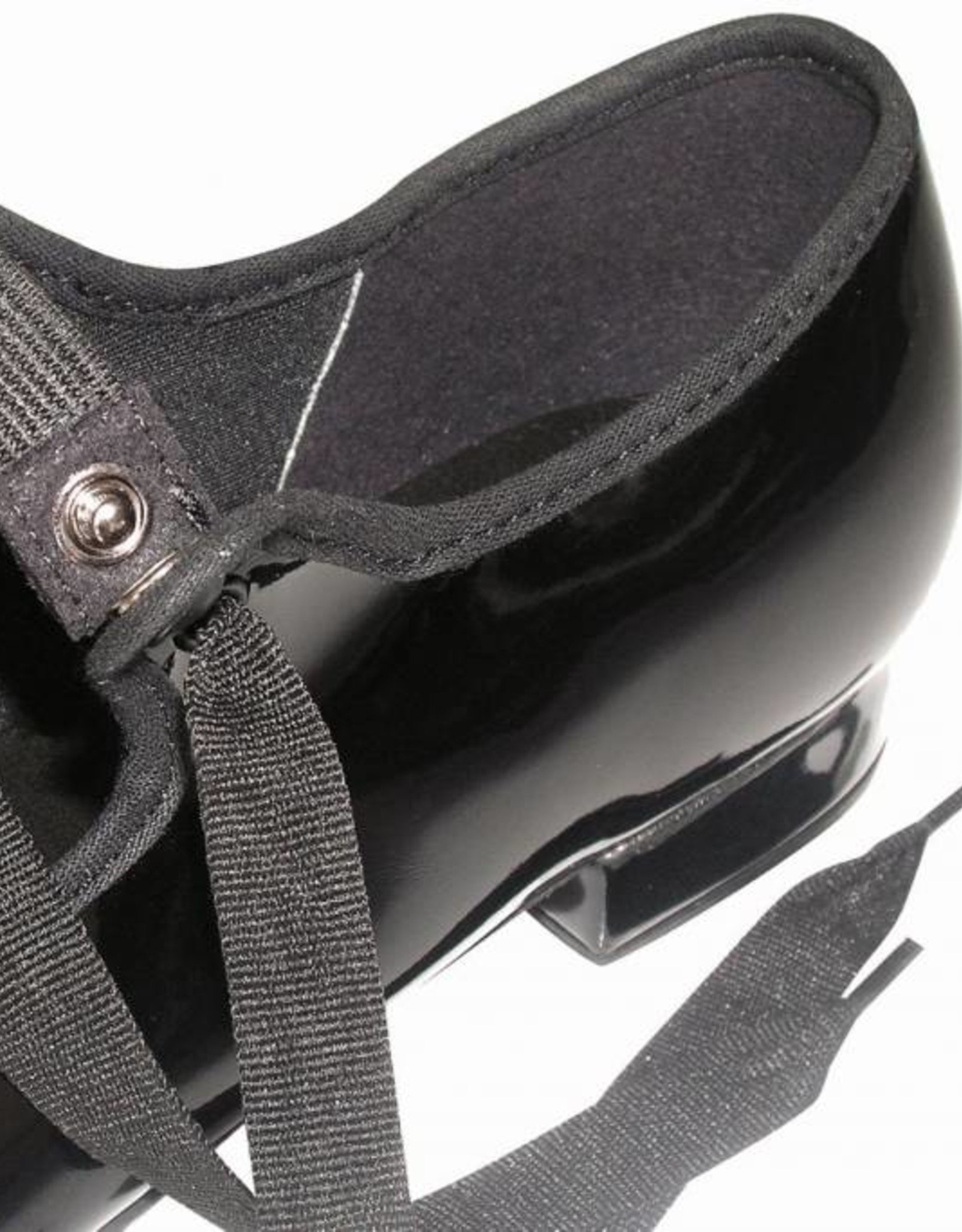 So Danca Val - Girls Tie Tap Shoe in Patent Black