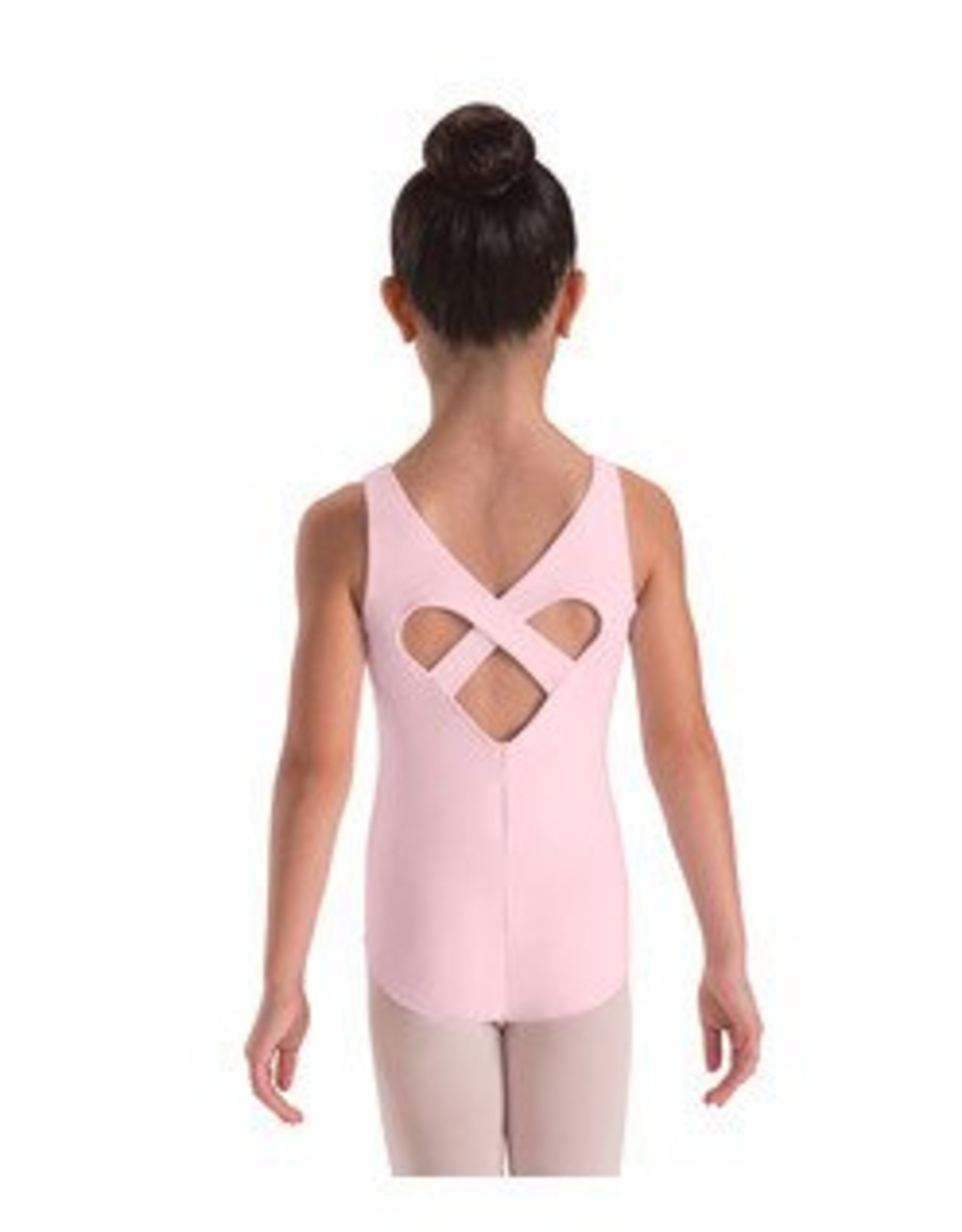 Motionwear Child Heart Back Tank Leotard in Silkskyn